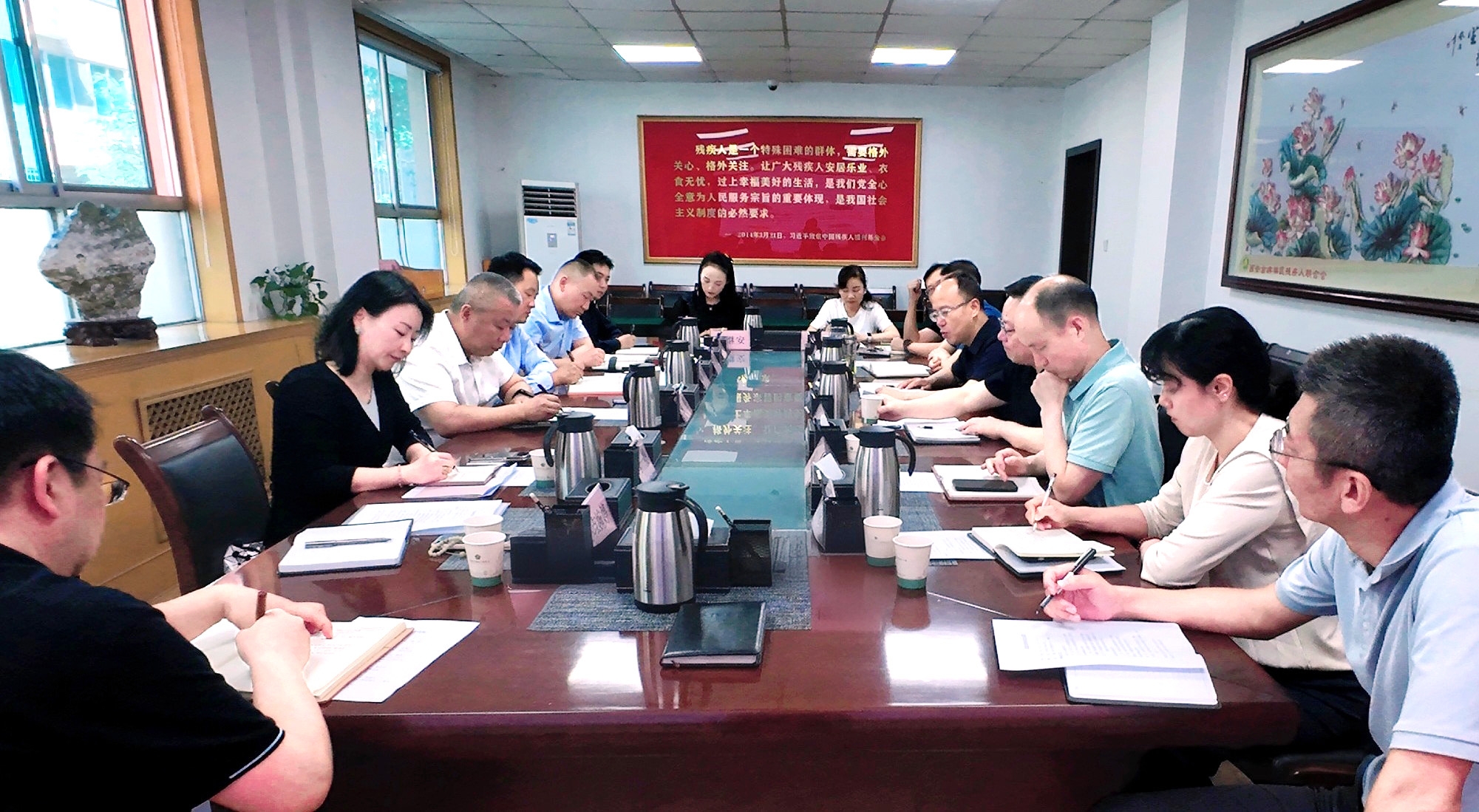 強(qiáng)盛一行赴西安市殘疾人聯(lián)合會開展專題調(diào)研——共商殘疾人康復(fù)養(yǎng)老事業(yè)發(fā)展，探索科技助殘服務(wù)新模式