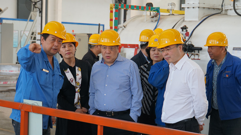 集團領(lǐng)導(dǎo)到標(biāo)準(zhǔn)熱處理、電器開關(guān)調(diào)研