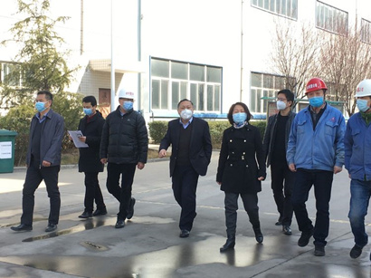 【陜重有限】市國資委巡視員許一雙一行檢查、指導陜重公司疫情防控工作
